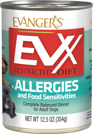 Evanger's EVx Restricted Diet Allergies and Food Sensitivities Wet Dog Food