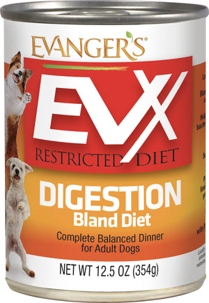Evanger's EVx Restricted Diet Digestion Bland Diet Wet Dog Food