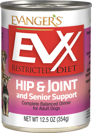 Evanger's EVx Restricted Diet Hip & Joint and Senior Support Wet Dog Food