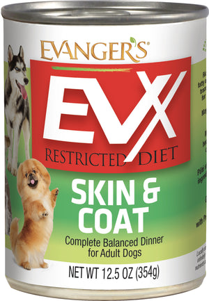 Evanger's EVx Restricted Diet Skin & Coat Wet Dog Food