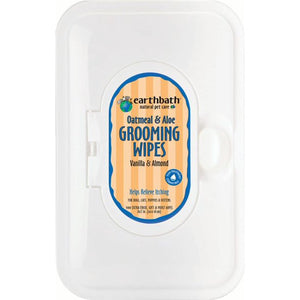 Earthbath Grooming Wipes Oatmeal & Aloe -100ct